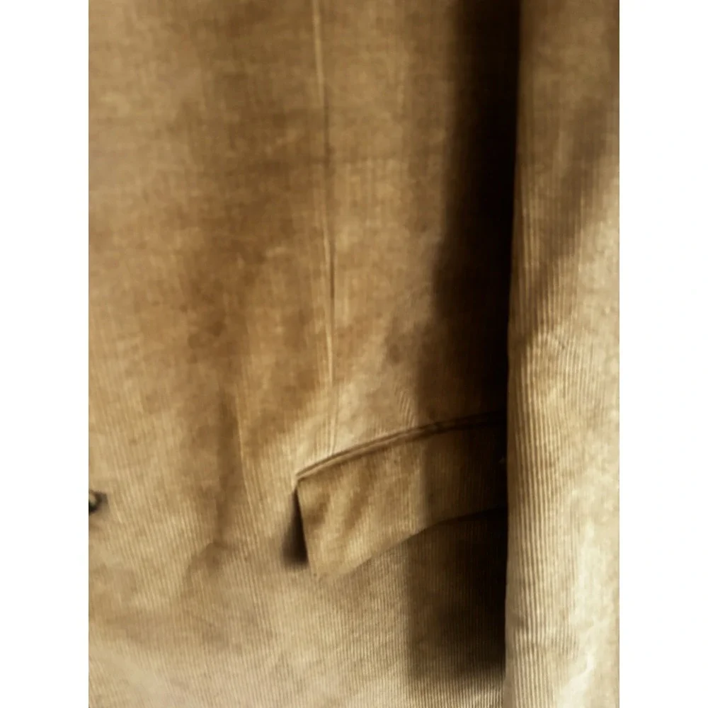 Joseph‎ & Feiss Mens 44R Tan Camel Corduroy Sport Coat 2 Button Jacket Blazer